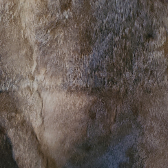 Real dyed rabbit fur bomber jacket (Dry cleaned with tags on) - Picture 9 of 12